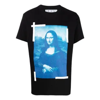 Off-white Monalisa Mona Lisa Short Sleeve Black OMAA027C99JER0061045