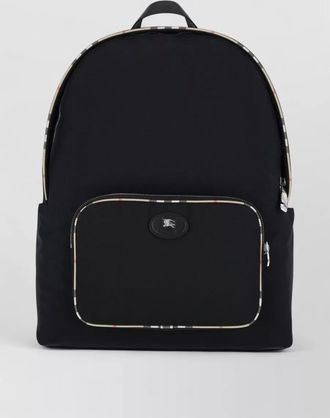 Burberry tartan trim backpack