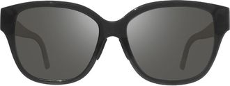 Revo Perry 55mm Polarized Cat Eye Sunglasses in Black at Nordstrom Rack