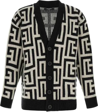 Balmain Monogram Macro Cardigan
