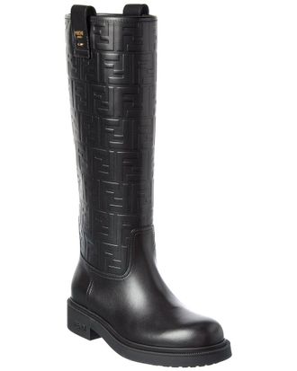 Fendi Fendi Filo Leather Long Boot