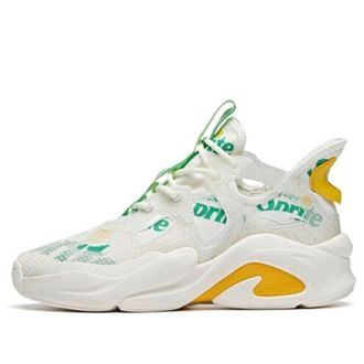 Anta (WMNS) ANTA x Sprite Chunky Shoes White Green Yellow 122028085-10