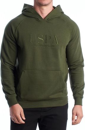 U.S.Polo Association Hoodies - Heren - Hoodies - Groen - S - Katoen - Hoodies & sweatvesten