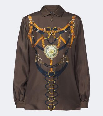 Etro Camicia in seta con stampa