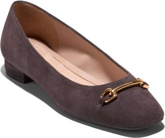 Cole Haan Go-To Verley Balley Flat in Dark Chocolate Suede at Nordstrom Rack, Size 6.5