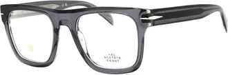 David Beckham Square Full-Rim Acetate Eyeglasses - Gray