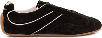 Tom Ford Black Solid Sneakers