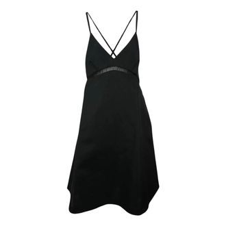 sacai Abito a Tunica Incrociato - - Dresses - Donna - Nero - M