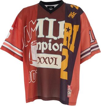 Amiri T Shirt Rosso, Marrone-Uomo