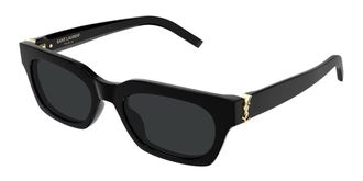 Saint Laurent SL M175 001 Womens Sunglasses Black Size 52 - Free RX Lenses - Free RX Lenses
