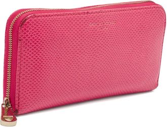 Aspinal of London Portafoglio Karung con zip - Rosa