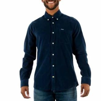 Barbour Ramsey Navy Tartan Shirt - Heren - Casual Overhemden - Blauw - XL - Katoen - Overhemden