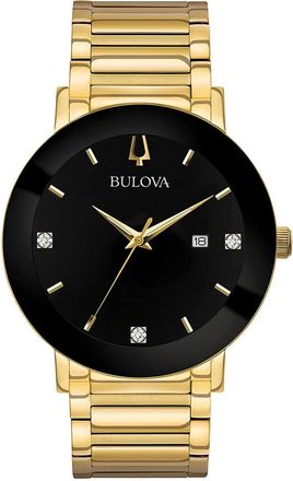 Bulova Mens Gold dial Watch