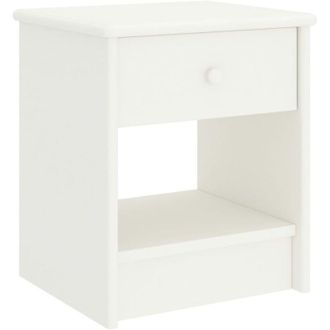 vidaXL Bedside Cabinet White 35x30x40 cm Solid Pinewood Vidaxl