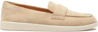 Kazar Beige su&egrave;de instap casual half schoenen - Dames - Loafers - Beige - 38 EU - Su&egrave;de - Schoenen