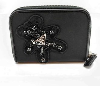 Prada Black Nylon Wallet (Bi-Fold) (Pre-Owned)