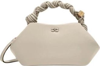 Ganni Tassen, Dames, Grijs, ONE Size, Katoen, Small Bou Bag