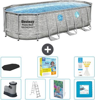 Bestway Piscina Bestway Power Steel Oval - 549x274x122 Cm - 8-piezas S566