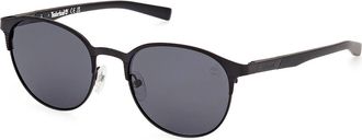 Timberland TB9313 Polarized 02D Mens Sunglasses Black Size 53
