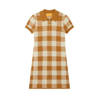 Guest In Residence Knitted Dresses, female, Multicolor, Size: M Gingham Polo Dress