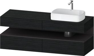 Duravit Qatego Consola Mueble Bajo Lavabo, 2 Extensiones, 2 - Duravit