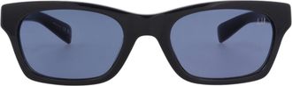 Dunhill 53mm Rectangular Sunglasses in Blue Blue Blue at Nordstrom Rack