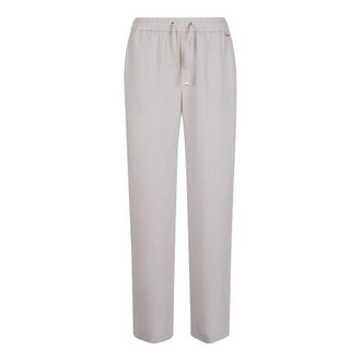 Herno Sweatpants, female, Gray, Size: XL Drawstring Trousers