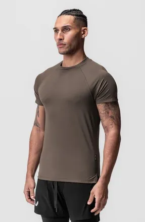 ASRV AeroSilver Fitted Tee in Deep Taupe at Nordstrom, Size X-Large