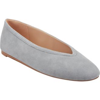Marc Fisher Gradi Flat in Light Grey at Nordstrom, Size 6.5