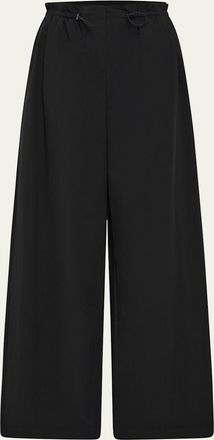 St.Agni Wide-Leg Paper Bag Pants