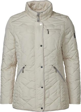 Danwear Lichte Gewatteerde Overgangsjas Gurli Sand - Dames - Zomerjassen - Beige - 3XL - Polyester - Jassen