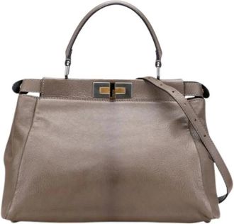 Fendi Pre-owned Handbags, female, Brown, Size: ONE SIZE Pre-owned Vintage Handbag