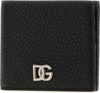 Dolce & Gabbana Textured Leather Wallet - Black