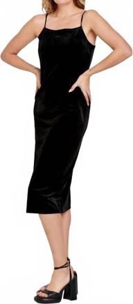 Dear John Denim Velvet Irene Dress In Black