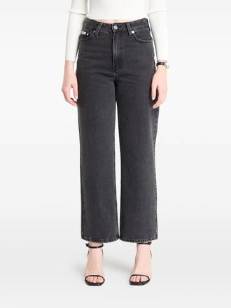 Calvin Klein Barrel belt-loops jeans - Nero