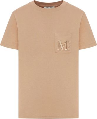 Max Mara Brown Logo T-shirt