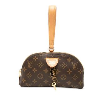 Louis Vuitton Pre-owned Monogram Canvas Clutch - Dames - Pre-owned - Bruin - Maat: ONE Size Leer