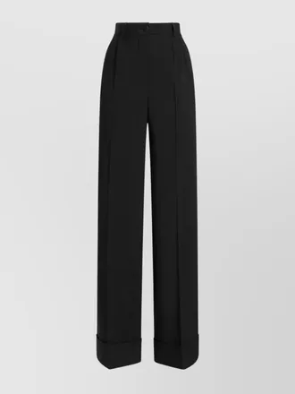 Dolce & Gabbana wool wide-leg trousers