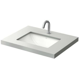 Toto Lavabo Toto Wu Vanity, Sin Agujero Para Grifo, Con Rebosadero
