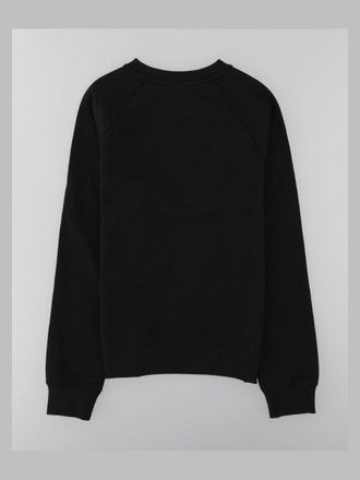 Msgm Logo-Print Cotton Sweatshirt - Black