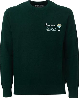 MC2 Saint Barth Heron Girocollo - - Knitwear - Uomo - Verde - S