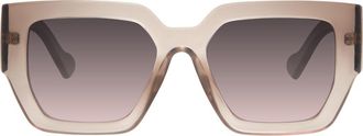 Kurt Geiger 55mm Square Sunglasses in Mauve Crystal at Nordstrom Rack