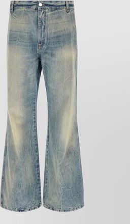 Amiri bootcut jeans faded wash belt loops