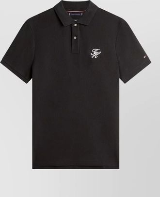 Tommy Hilfiger logo script polo shirt short sleeves