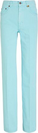 Chlo&eacute; Straight-leg Jeans - Turquoise - 27 (W27 / UK8-10 / S)