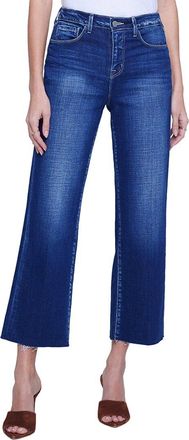 L'agence LAgence Wanda High-Rise Crop Carson Wide Leg Jean