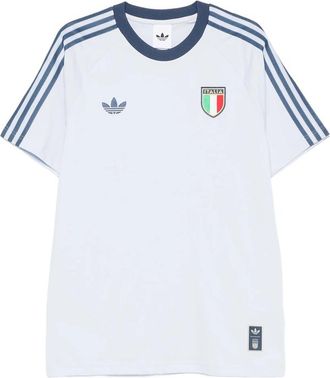 adidas X Italia Stripe-detail T-shirt