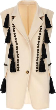 Max Mara Gilet Arco - Toni neutri
