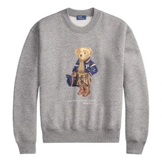 Polo Ralph Lauren Gebreide sweater - Dames - Sweatshirts - Grijs - M - Hoodies & sweatvesten