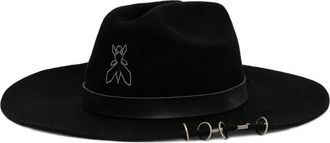 Patrizia Pepe Cappello Fly con ricamo - Nero
